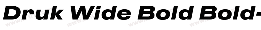 Druk Wide Bold Bold字体转换 Druk Wide Bold Bold字体转换